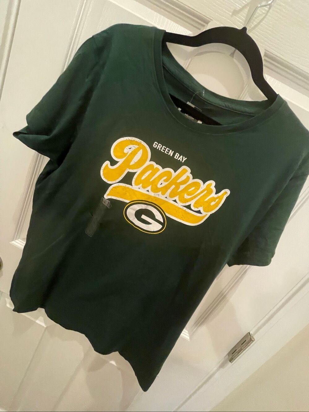 NWT New Era Green Bay Packers T Shirt Women’s Large Green NFL Team Apparel